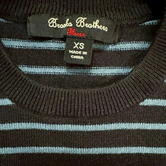 Brooks Brothers | Boys’ Cashmere Blend Sweater (XS) - Picture 5 of 6